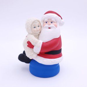 Dept 56 Snowbabies Santa Figurine, I love you Santa! Retired Department 56